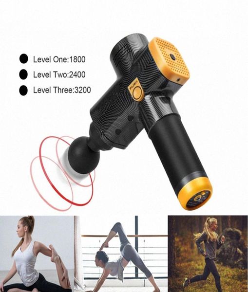 Pistolet de Massage A2, Relaxation musculaire, thérapie dynamique profonde, vibrateur, masseur musculaire corporel, paquet électrique Portable cF6k5676566