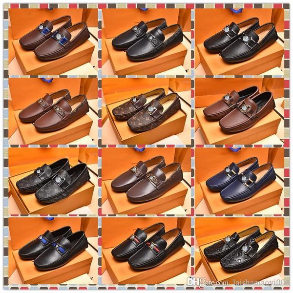A3 Marcas de lujo Bordado Hombre mocasines zapato Diamante negro Rhinestones Spikes zapatos de hombre Remaches de diseñador Pisos casuales zapatillas de deporte al por mayor Tamaño EE. UU. 6.5-12