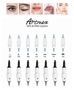 Artmex V3 V6 V8 V9 V11 Cartouches d'aiguilles de rechange Système PMU Art corporel Maquillage permanent Aiguille de tatouage Stylo derma
