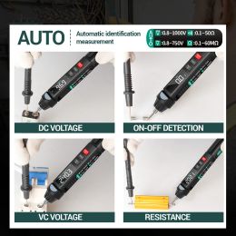 A3009 / A3008 / A3007 Pro Digital Multimètre Tester Pen Multimètre METER POUR POUR Multimaire multimètre pour le rétroécran d'écran