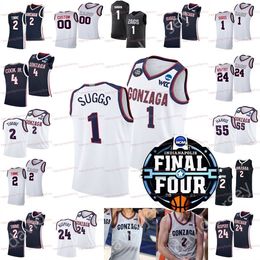 A3740 NCAA 2021 Final Four 4 College Gonzaga Basketball Jerseys Jalen Suggs Drew Timme Corey Kispert Andrew Nembhard Corey Kispert Julian Strawthe