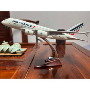 A380 Français 1/160 Die Cast Metal Metal Skyplan Modèle Affichage en alliage et cadeaux de collection pour les passionnés