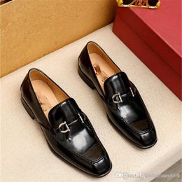 A4 3style luxe ontwerper retro puntig bruine zwart bruiloft leer oxford schoenen originele mannen casual loafers formele jurk zapatos hombre