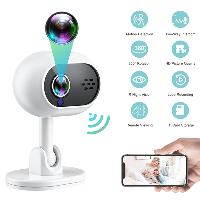 A4 A25 IP Camera Motion Detection 1080P HD Video Recorder Night Vision APP Alarm Push Loop Recording Security Protection for Home