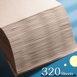 A4 grand brouillon papier pour les étudiants mathématiques 640Pages grille vierge rendu contrôle peinture livre matrice de points cahier Art 240329