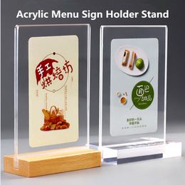 A4 Clear Acrylic Picture Paper Photo Poster Frame Acryl Teken Houder Reclame Board