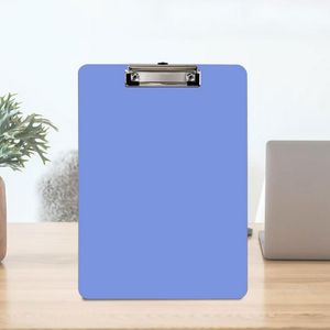 A4 CLIP BOARD Classapapeards con bajo perfil de metal clip de metal portapapeles A4 tamaño de papel de papel de papel 80 hojas para profesores de oficina