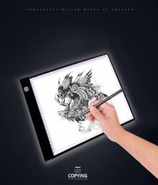 A4 LED boîte à lumière traceur tablette numérique Gadget tablettes graphiques écriture peinture dessin ultra-mince traçage copie Pad conseil Artcraft 1254929