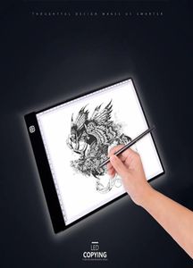 A4 LED boîte à lumière traceur tablette numérique Gadget tablettes graphiques écriture peinture dessin ultra-mince traçage copie Pad conseil Artcraft 8474418