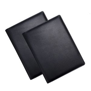 A4 Real Leather Business Padfolio Portfolio Map voor Documenten Bureau Organisatoren Conferentie Klembord Houder Kantooraccessoires 240314