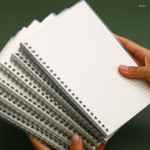 A4 Spiral Book Coil Notebook To-Do Dot en blanco Grid Paper Journal Diary Sketchbook para suministros escolares papelería