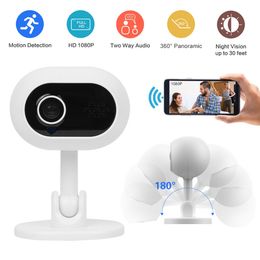 A4 WiFi Surveillance IP Camera 1080P HD Nachtzicht Bewegingsdetectie CCTV Camera Slimme Tweeweg Audio Babyfoon Home Beveiligingscamera's