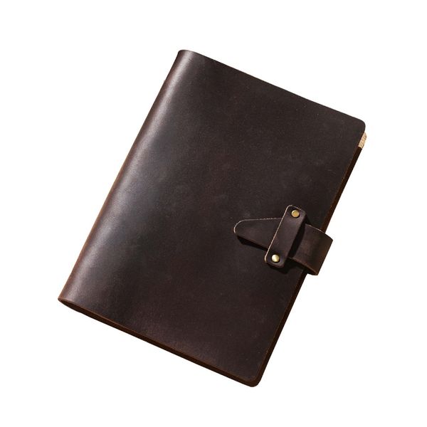 A5 / A6 / A7 Handmade Handle-feuille Notebooks Retro Journal Geuthesine Leather Cover School Office Bullet Disted Note Book 192 pages