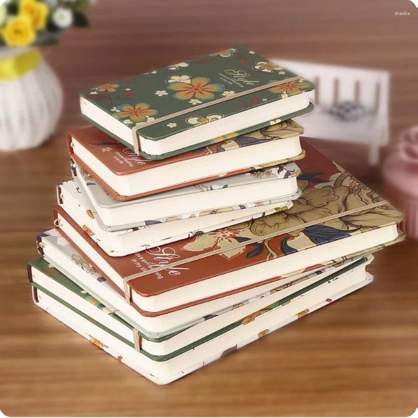 A5/A6 Kawaii Style Vintage ordinateur portable épaissi exquis mémo journal livre fournitures de papeterie