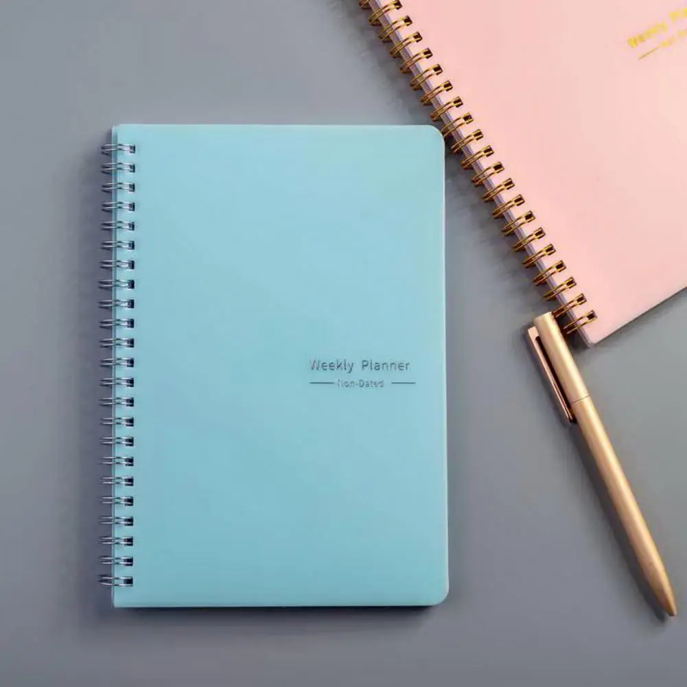 A5 Daily Weekly Planner 5 Agenda Planner Notebook Diary Weekly Planner Goal Habit Schedule Notebook Stationery Office Supplies