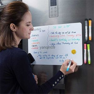 A5 Magnetic Whiteboard Fridge Magnets Dry Wipe White Board Marker Writing Record Message Board Remind Memo Pad Kid Gift Kitchen L230626