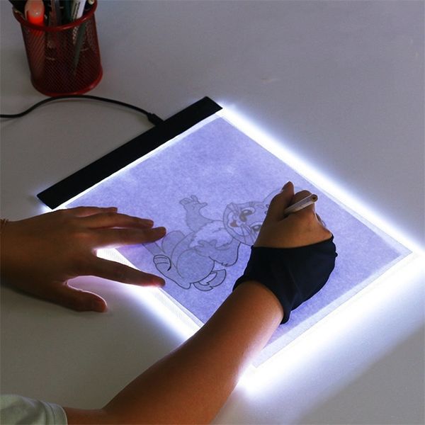 A5 Taille Trois Niveaux Dimmable Led Light Pad Tablet Outils Accessoires pour Diamant Peinture Protection Des Yeux pour Diamant Broderie 201202
