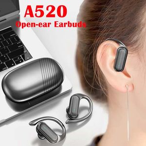 A520 Ear Hook Wireless Headsets TWS BT 5.3 Hoofdtelefoon Voice Control Lawning Rouwing Earbuds Waterdichte sportfitness oortelefoons