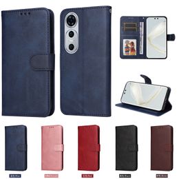 A55 Cajones de billetera de cuero A55 para Samsung Galaxy A35 Huawei Nova 12 Pro FIMINA 70 Honor 100 X50I+ Marco Pocket Card Slot Id de identificación Vintage Flip Cover Book Book