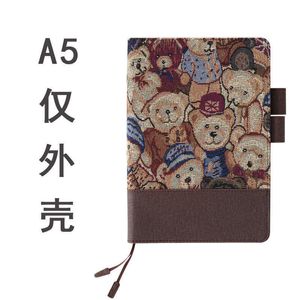 A5A6 Japanse en Koreaans briefpapier Hobo Planner Book Cover Fabric Art Notebook Shell Student Diary School Groothandel
