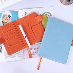 A6 A5 Notebook Cover voor Hobo Midori Planner Dagboek Boek Lederen specificaties Covers Japanse stijl Icecream Kleur School 240130