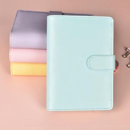 A6 Lege Notebook Binder Losse Leaf Notebooks zonder Paper PU Faux Lederen Cover File Folder Spiraal Planners plakboek DHL Gratis LX3966