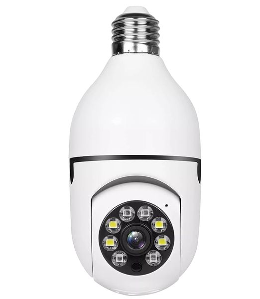 A6 Ampoule Caméra Sans Fil 1080P 360 Degrés Panoramique Smart HD WiFi Cam Version Nuit Sécurité À Domicile IP Surveillance CCTV LED Ampoule Porte-Caméra avec Retail Box