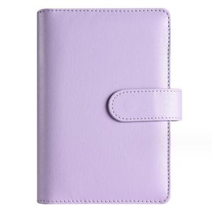 A6 Pu Lederen Notebook Budget Binder navulbare 6 Ring Geldbesparende Losbladige Tas Geld Enveloppen Reisdagboek voor Planner Persoonlijke Organisator