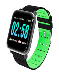 A6 Smart Watch Band Band Reloj Inteligente Pulsometro Ritmo Cardi Fitness Tracker Remote Contrôle Smartwatch imperméable Wristba8569163