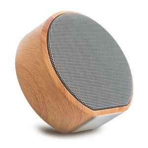 A60 En Bois Grain Portable Sans Fil Bt Haut-Parleur Mini Subwoofer Audio 360 degrés Stéréo Système De Son Soutien TF AUX Haut-Parleur