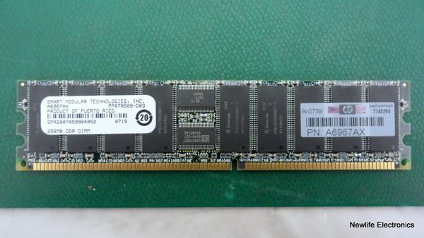 A6835-69001 Serveur DIMM SDRAM DDR 2 Go 184 broches PC2100 (266 MHz)