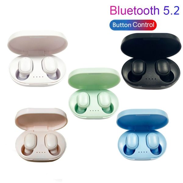 A6S Écouteurs Bluetooth A6S Sports sans fil Écouteurs sans fil extérieurs 5.2 Compartiment chargé Voiture Mini écouteurs Boutons par kimistore2