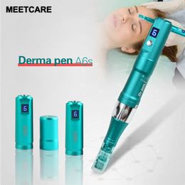 A6S Dr.Pen Ultima Elektrischer kabelloser Derma-Stift, automatische Mikronadelmaschine, Hautverjüngung, Beauty-Tool-Set für Gesicht und Körper