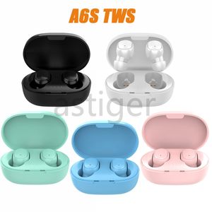 A6s écouteur TWS Bluetooth 5.0 mini-écouteurs intra-auriculaires sans fil casque étanche jeu pour iPhone Samsung LG téléphone intelligent expédition gratuite paquet de vente au détail