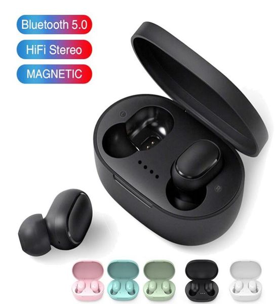 Écouteurs A6S TWS Écouteurs Bluetooth 50 Écouteurs sans fil de durée de vie imperméable Blue Tooth Eletphone avec micro pour tous les goophone8392534