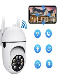 A7 1080P Cloud draadloze IP-camera Intelligent automatisch volgen van menselijk huisbeveiliging Surveillance CCTV-netwerk Mini Wifi Cam-lamp Ca1064125