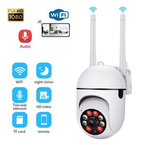 A7 1080P HD WiFi caméra couleur Vision nocturne caméra de sécurité intérieur Audio bidirectionnel dôme Surveillance panoramique inclinaison Zoom caméra IP