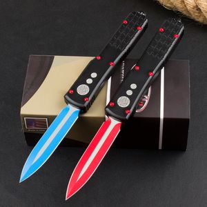 A7-dragons couteaux automatiques 7cR17 lame en alliage d'aluminium poignées EDC Camp chasse couteau de poche tactique automatique Micro outils de coupe