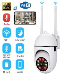 A7 Mini caméra Wifi caméras IP sans fil PTZ Webcam caméra de sécurité maison intelligente moniteur bébé CCTV 1080P conversation bidirectionnelle LED Visio5995481
