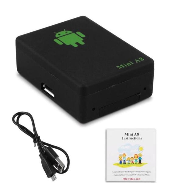 A8 Mini Portable GPRS voiture enfants GPS GSM système de suivi dispositif adaptateur localisateur pour voiture enfants animal de compagnie Elderly6973220