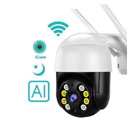A8 Outdoor Wireless Security CCTV Camera Auto Tracking PTZ IP Camera de Surveillance Smart Human Detection