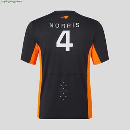 A8A7 Men's Fashion T-shirt 23 Nieuwste F1 Formule One Racing McLaren 4 Norris 81 Piastri Professional Team Clothing Oversize Breathable Children's Shirt 100-4xl