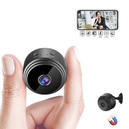 A9 1080p Full HD Mini Spy Video Cam WiFi WiFi Sécurité sans fil Cameras cachés Indoor Home Surveillance Vision nocturne Small CamCrorder319b