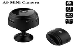 A9 1080p Full HD Mini Video Camera WiFi WiFi IP Wireless Security Cameras Indoor Home Surveillance Small Camcomorder for Baby Safe2997085