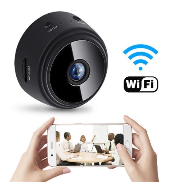 A9 1080p WiFi Mini Camera Home Security P2P Cameras WiFi Vision Night Wireless Surveillance CAM Monitor Remote Monitor Application Téléchargement de Téléchargement 9156109