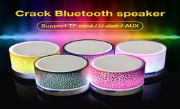 Haut-parleurs Bluetooth A9 avec 7Color LED sans fil Bluetooth Hands Portable Mini Verspeaker TF USB FM Prise en charge de la carte SD PC6821884