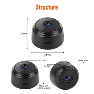 A9 HD Wifi moniteur intelligent caméras de Surveillance capteur caméscope Web vidéo sécurité à domicile sécurité sans fil LXL17