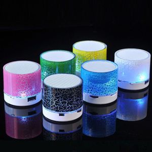 A9 LED haut-parleur sans fil Bluetooth Mini haut-parleurs couleur Flash FM Radio TF carte USB pour téléphone portable PC S8