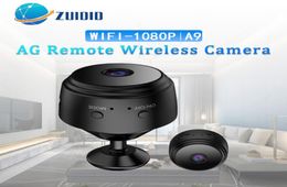 A9 Mini cámaras de vigilancia con Wifi 1080p HD Mini cámara Sensor Visión nocturna Videocámara Web Videovigilancia Smart Life Home8873290