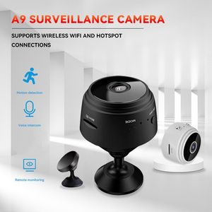 A9 WiFi Mini caméra enregistreur vidéo sans fil enregistreur vocal caméra de surveillance de sécurité maison intelligente pour les nourrissons et les animaux de compagnie